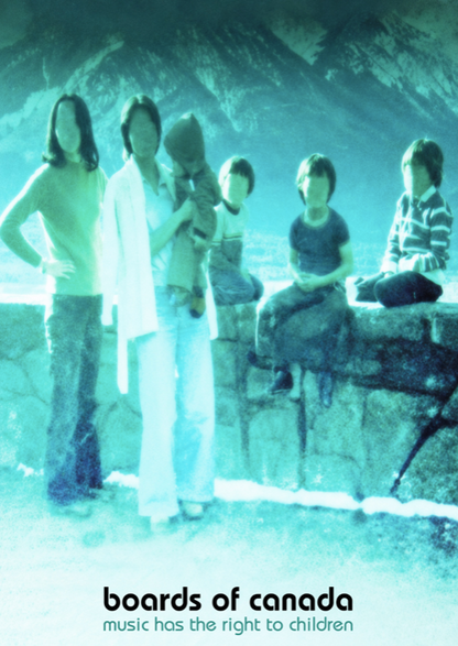 BOARDS OF CANADA - Symbios Design Rare Glossy Poster Print