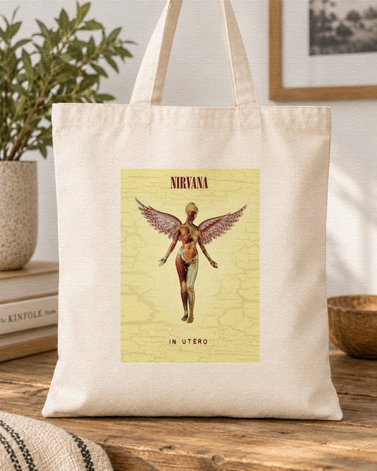 NIRVANA - IN UTERO - Symbios Design Tote Bag