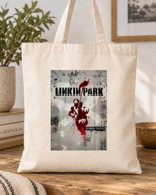 LINKIN PARK - HYBRID THEORY - Symbios Design Tote Bag