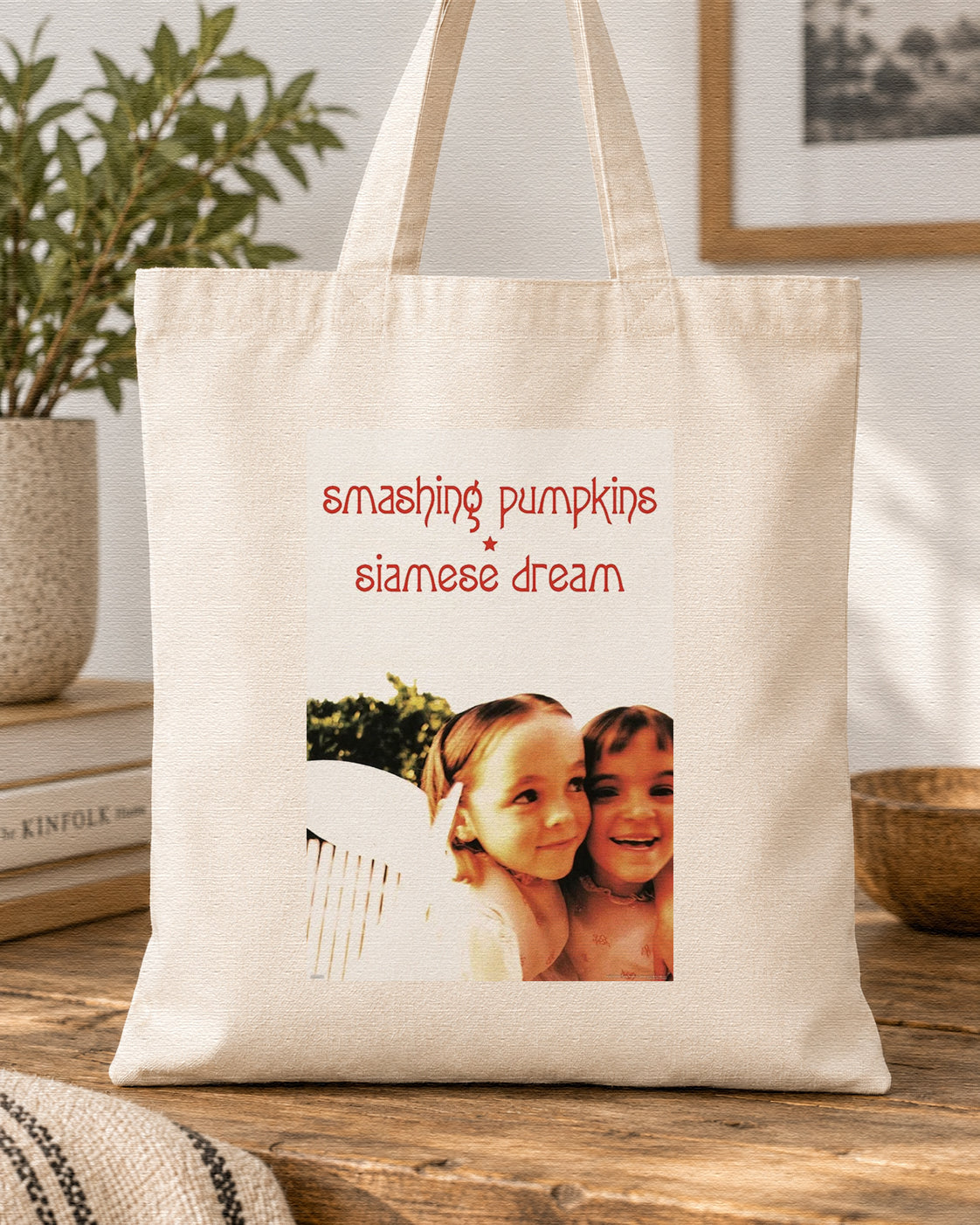 SMASHING PUMPKINS - SIAMESE DREAM - Symbios Design Tote Bag