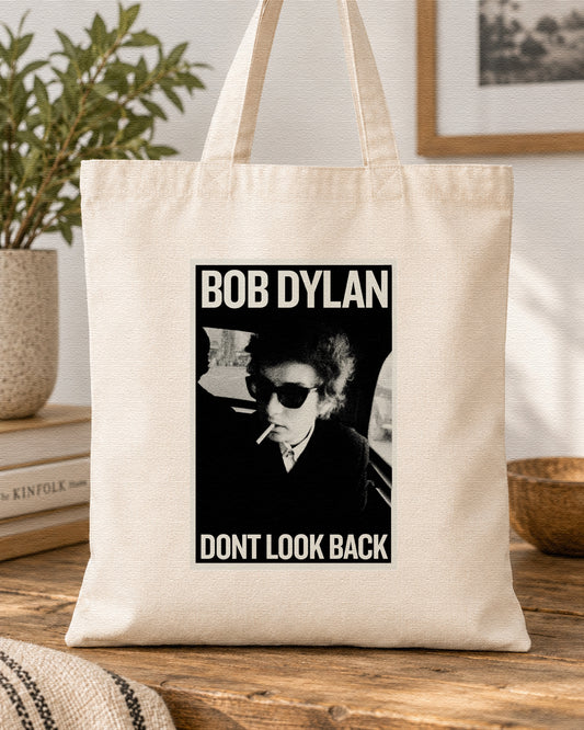 BOB DYLAN - DON'T LOOK BACK - Symbios Design Tote Bag