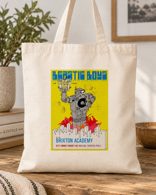 BEASTIE BOYS - LIVE IN BRIXTON - Symbios Design Tote Bag