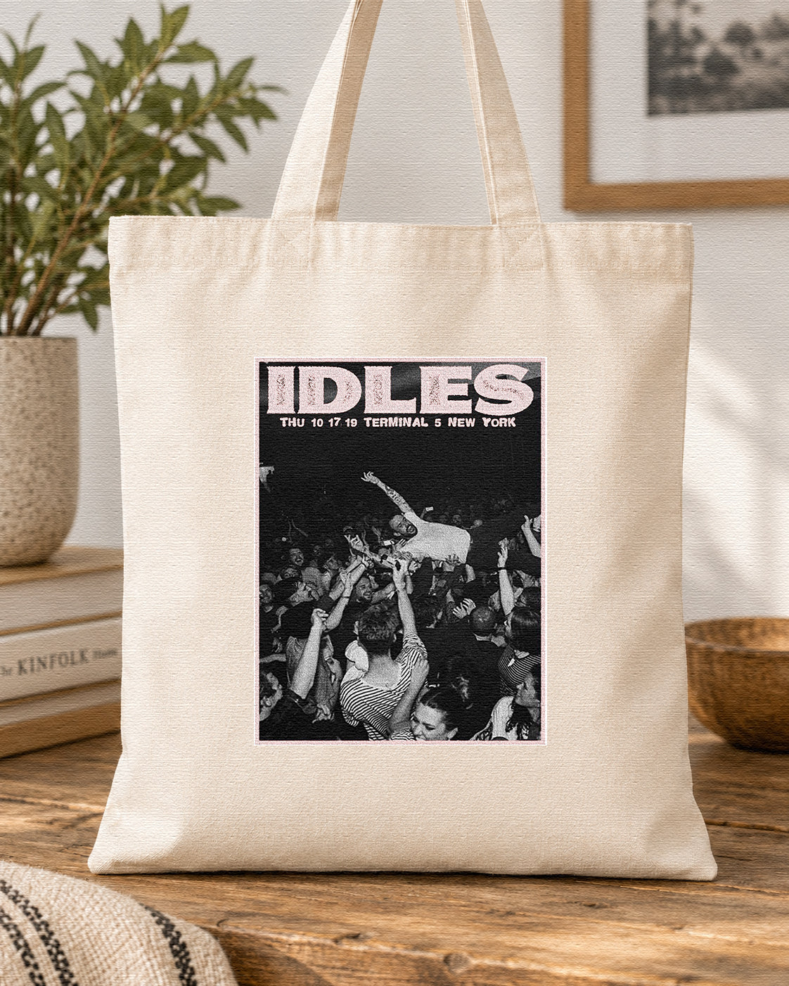IDLES - LIVE IN NEW YORK - Symbios Design Tote Bag