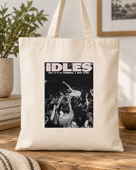 IDLES - LIVE IN NEW YORK - Symbios Design Tote Bag
