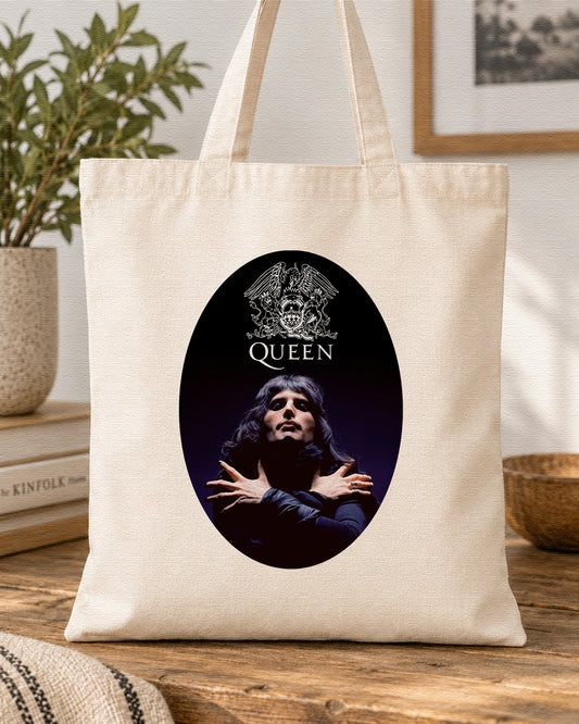 QUEEN - FREDDIE MERCURY - Symbios Design Tote Bag