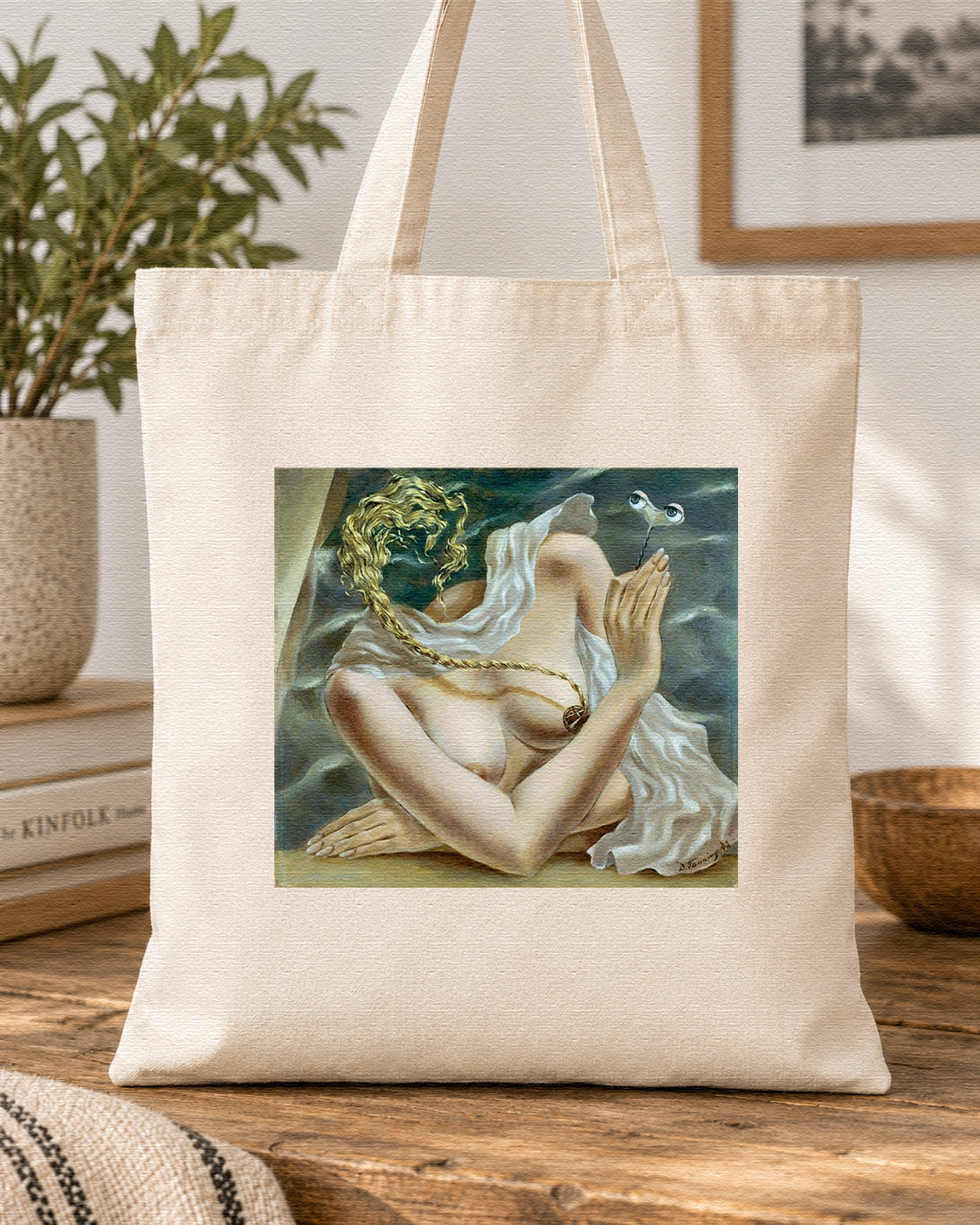 Dorothea Tanning - Voltage - Symbios Design Tote Bag