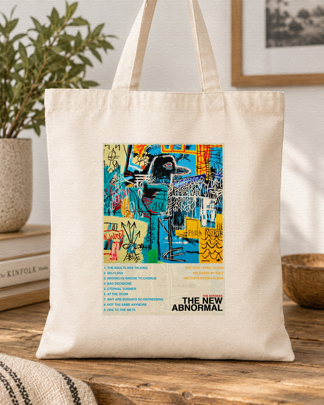 THE STROKES - THE NEW ABNORMAL - Symbios Design Tote Bag