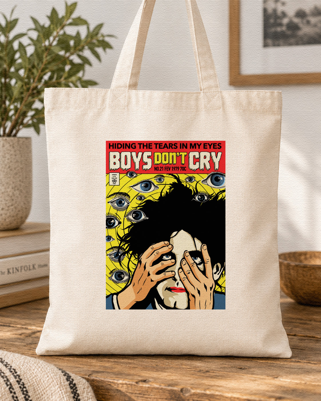 THE CURE - BOYS DON'T CRY - Symbios Design Tote Bag