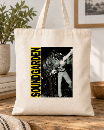 SOUNDGARDEN - LOUDER THAN LOVE - Symbios Design Tote Bag