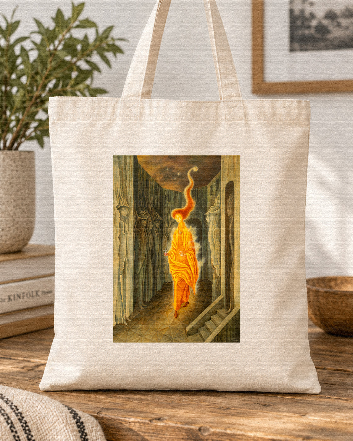 REMEDIOS VARO - THE CALL - Symbios Design Tote Bag