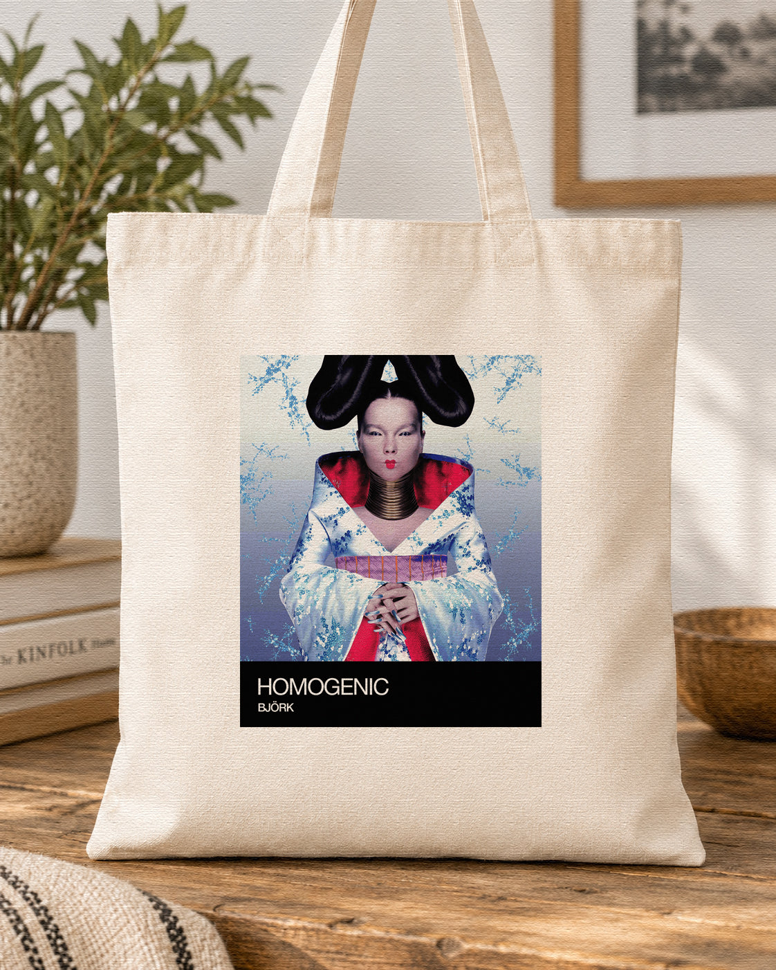 BJORK - HOMOGENIC - Symbios Design Tote Bag