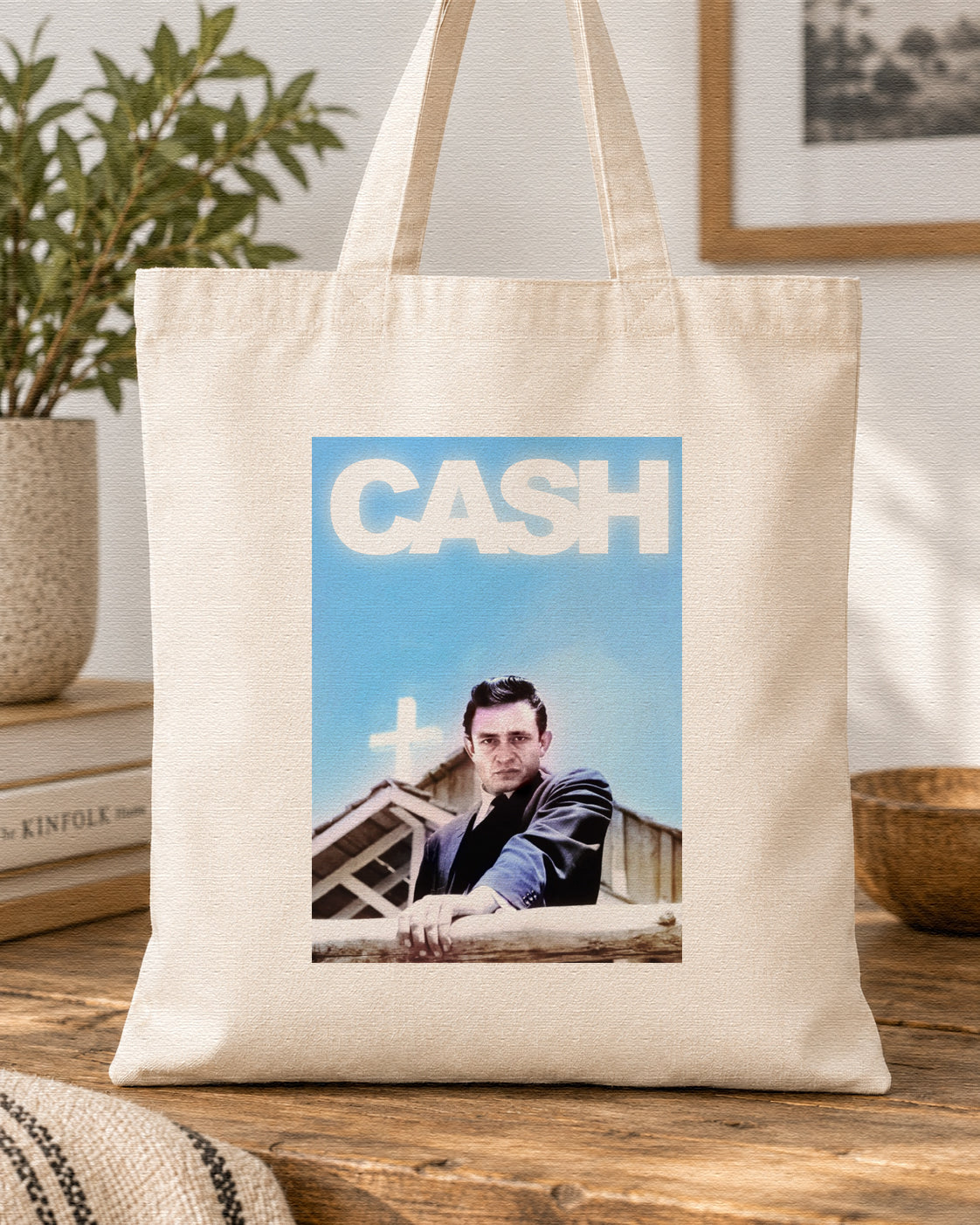 JOHNNY CASH - Symbios Design Tote Bag
