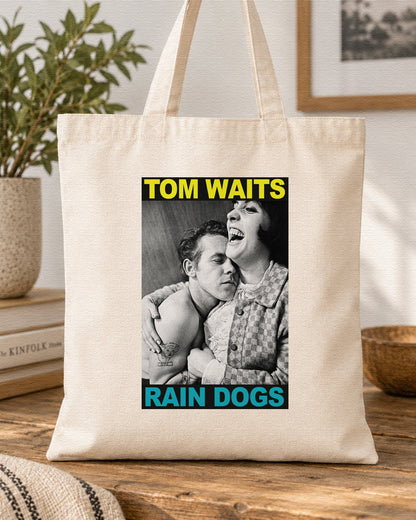 TOM WAITS - RAIN DOGS - Symbios Design Tote Bag
