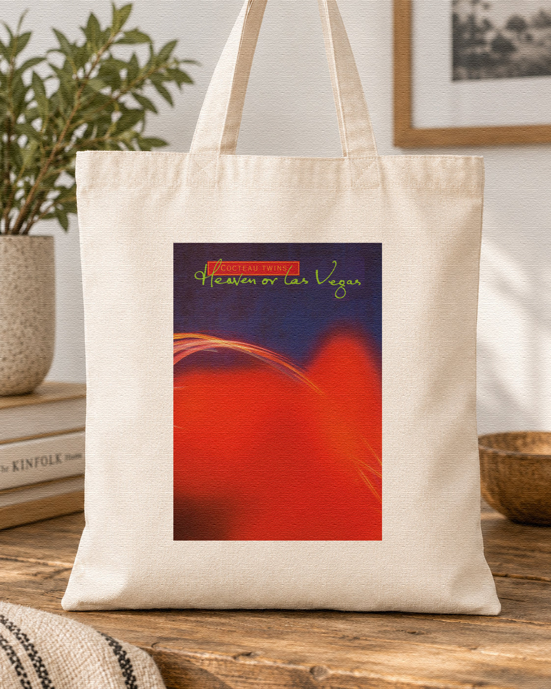 COCTEAU TWINS - HEAVEN OR LAS VEGAS - Symbios Design Tote Bag
