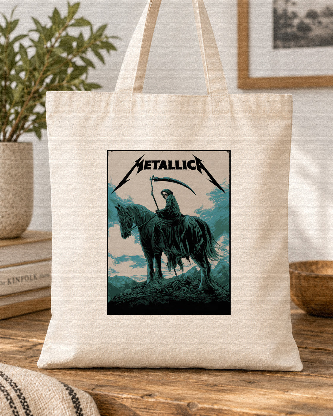 METALLICA - REAPER - Symbios Design Tote Bag