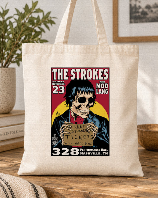 THE STROKES - TICKETS PLEASE! - Symbios Design Tote Bag