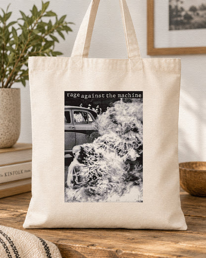 RAGE AGAINST THE MACHINE - Symbios Design Tote Bag