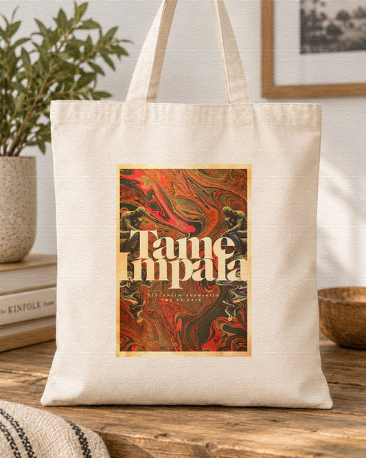 TAME IMPALA - LIVE IN STOCKHOLM - Symbios Design Tote Bag