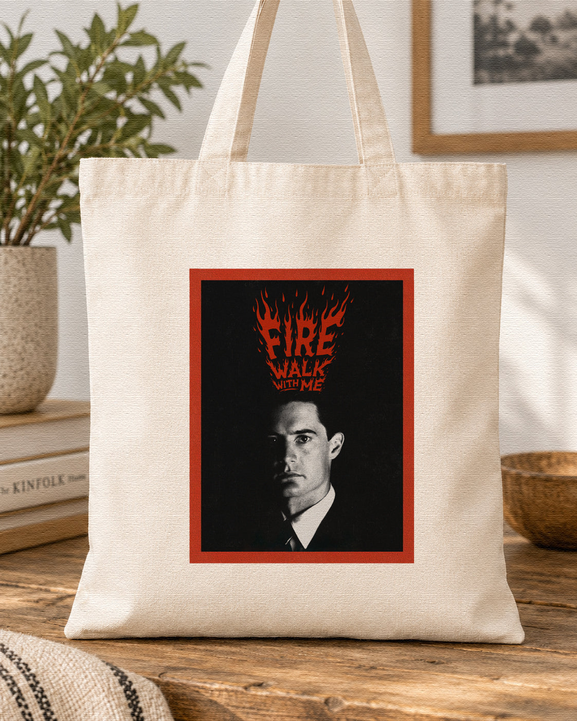 AGENT COOPER - FIRE WALK WITH ME - TWIN PEAKS - Symbios Design Tote Bag