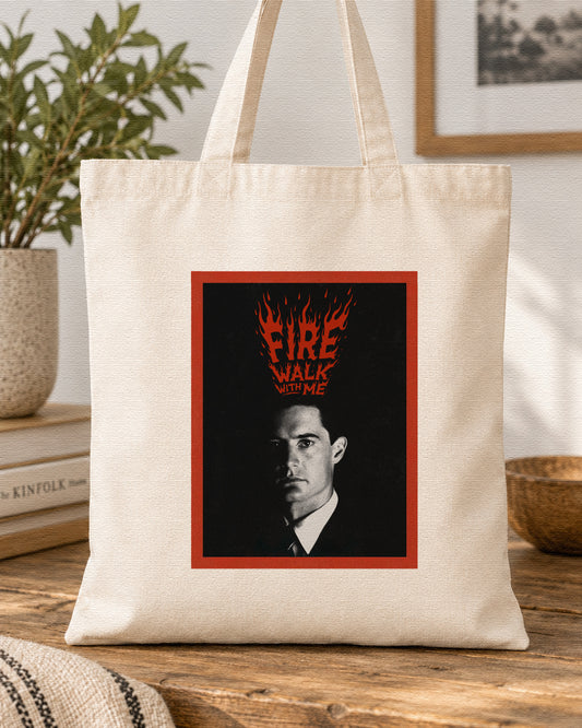 AGENT COOPER - FIRE WALK WITH ME - TWIN PEAKS - Symbios Design Tote Bag