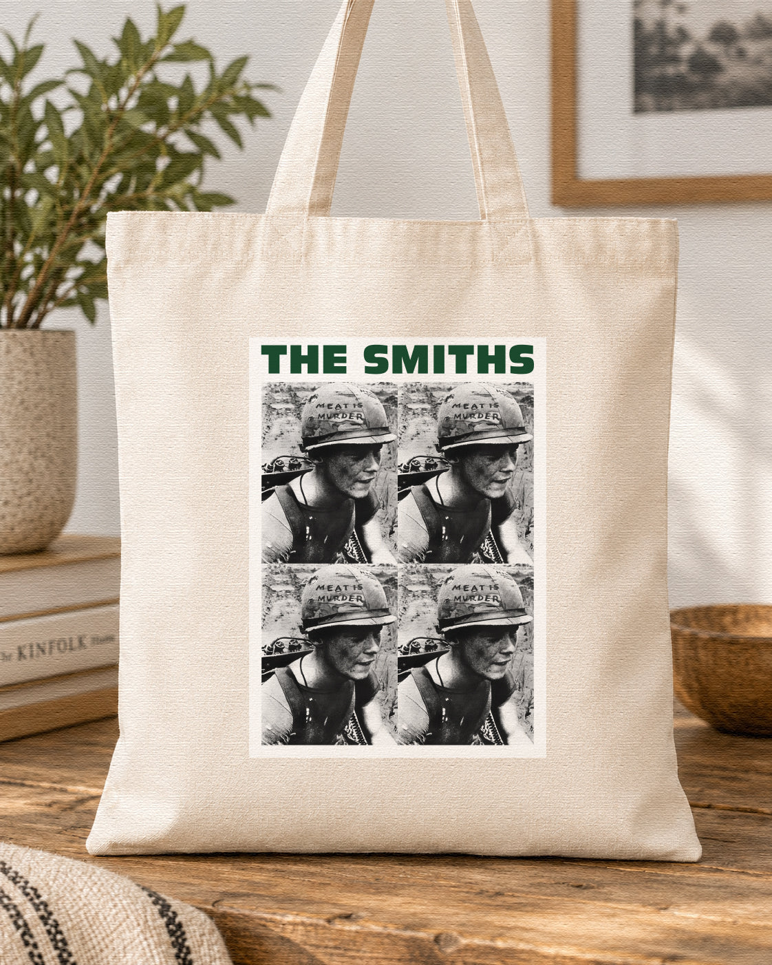 THE SMITHS - MEAT IS MURDER - Symbios Design Tote Bag