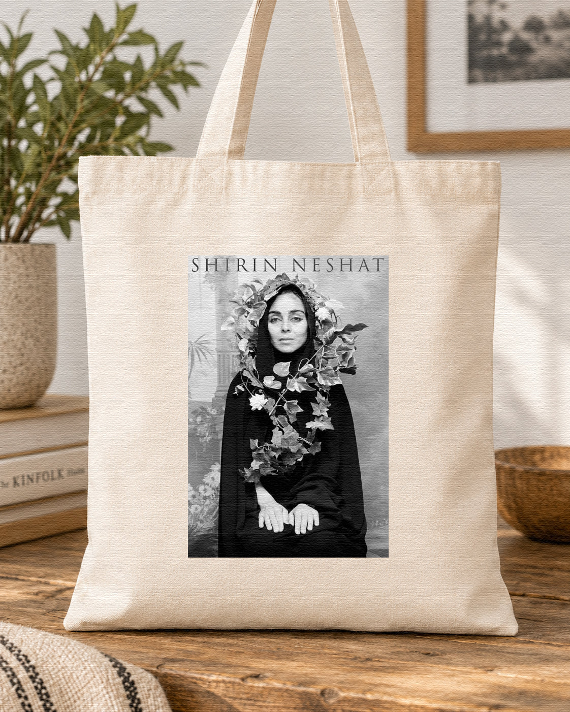 SHIRIN NESHAT  - Symbios Design Tote Bag