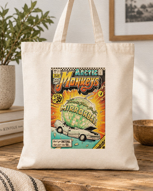 ARCTIC MONKEYS - MIRRORBALL - Symbios Design Tote Bag
