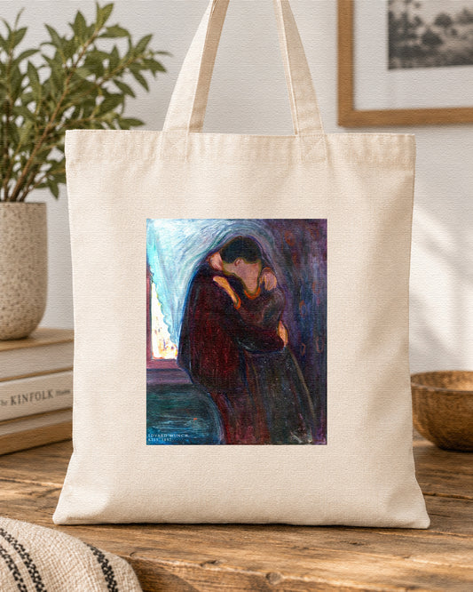 EDVARD MUNCH - KISS - Symbios Design Tote Bag