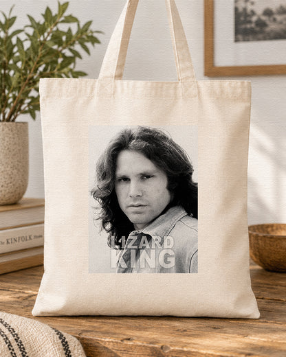 JIM MORRISON - THE DOORS - LIZARD KING - Symbios Design Tote Bag
