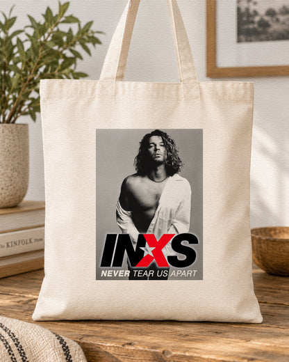 INXS - NEVER TEAR US APART - Symbios Design Tote Bag