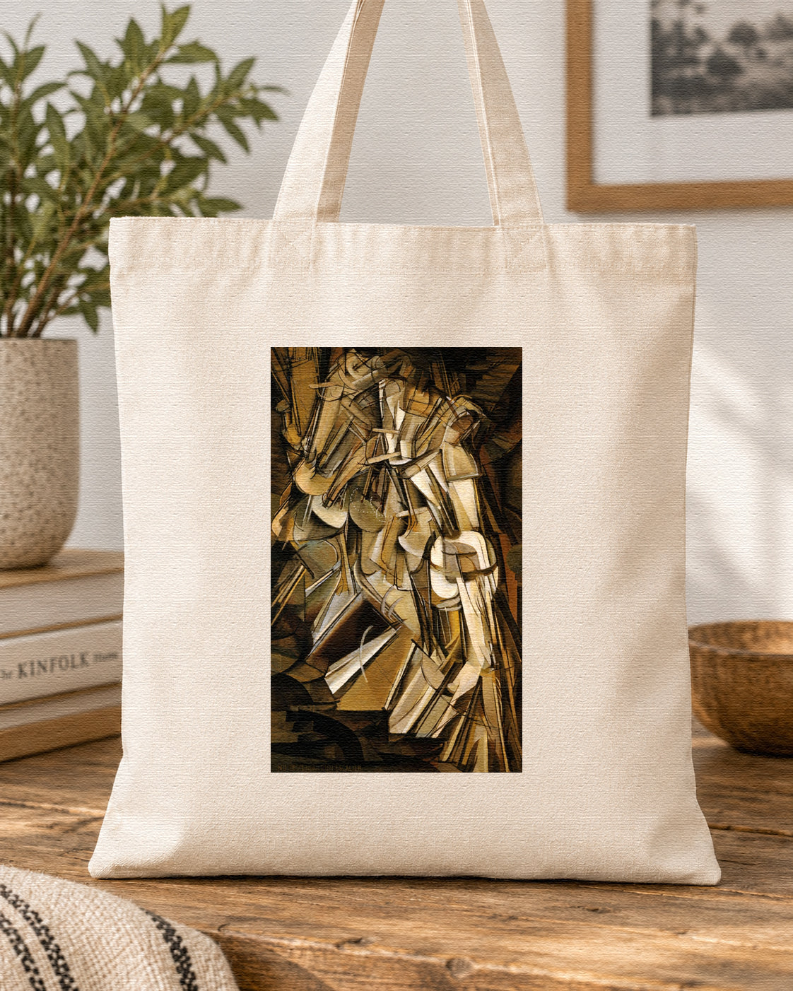 DUSCHAMPS - STAIRCASE - Symbios Design Tote Bag