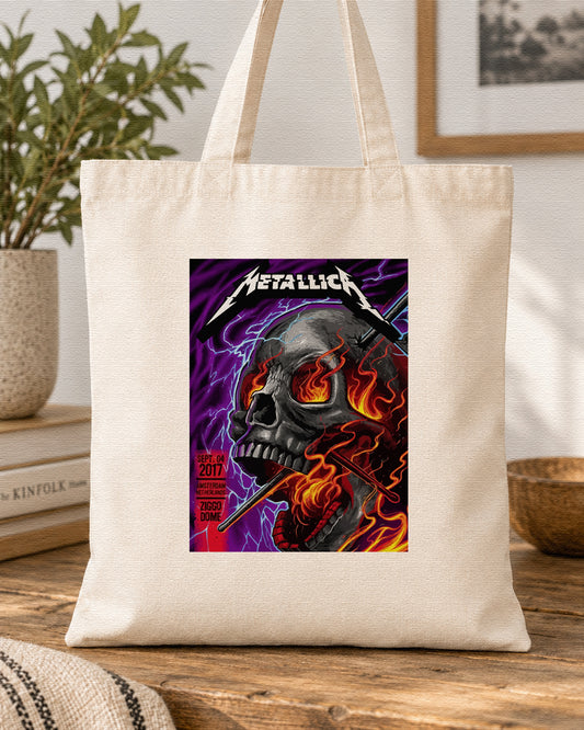 METALLICA - LIVE IN AMSTERDAM - Symbios Design Tote Bag