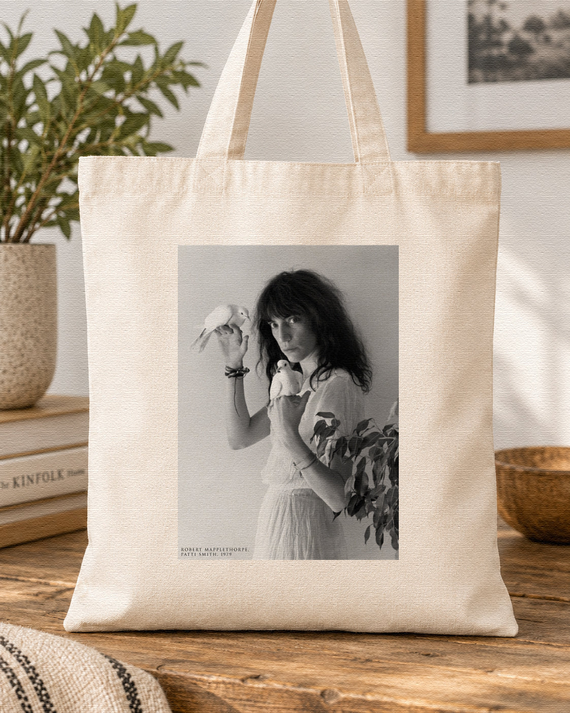 PATTI SMITH - MAPPLETHORPE - Symbios Design Tote Bag