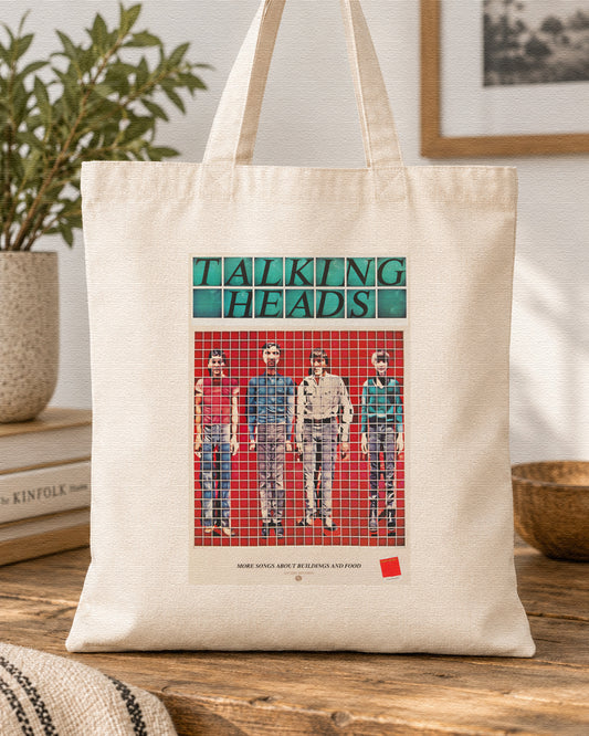TALKING HEADS - Symbios Design Tote Bag
