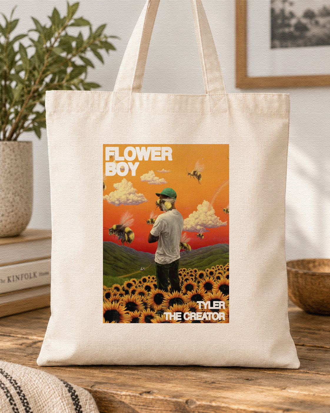 TYLER THE CREATOR - FLOWER BOY - Symbios Design Tote Bag
