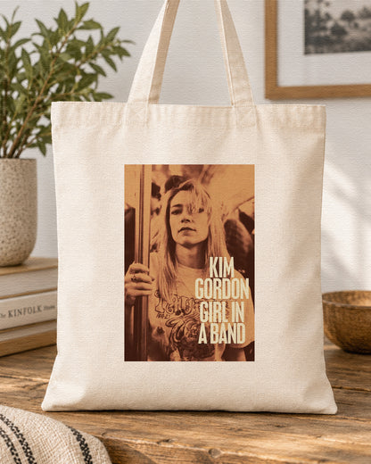 KIM GORDON - SONIC YOUTH - Symbios Design Tote Bag