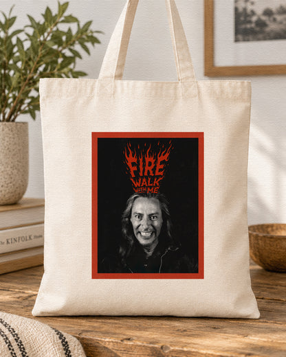 BOB - FIRE WALK WITH ME - TWIN PEAKS - Symbios Design Tote Bag