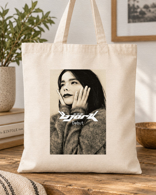 BJORK - DEBUT - Symbios Design Tote Bag