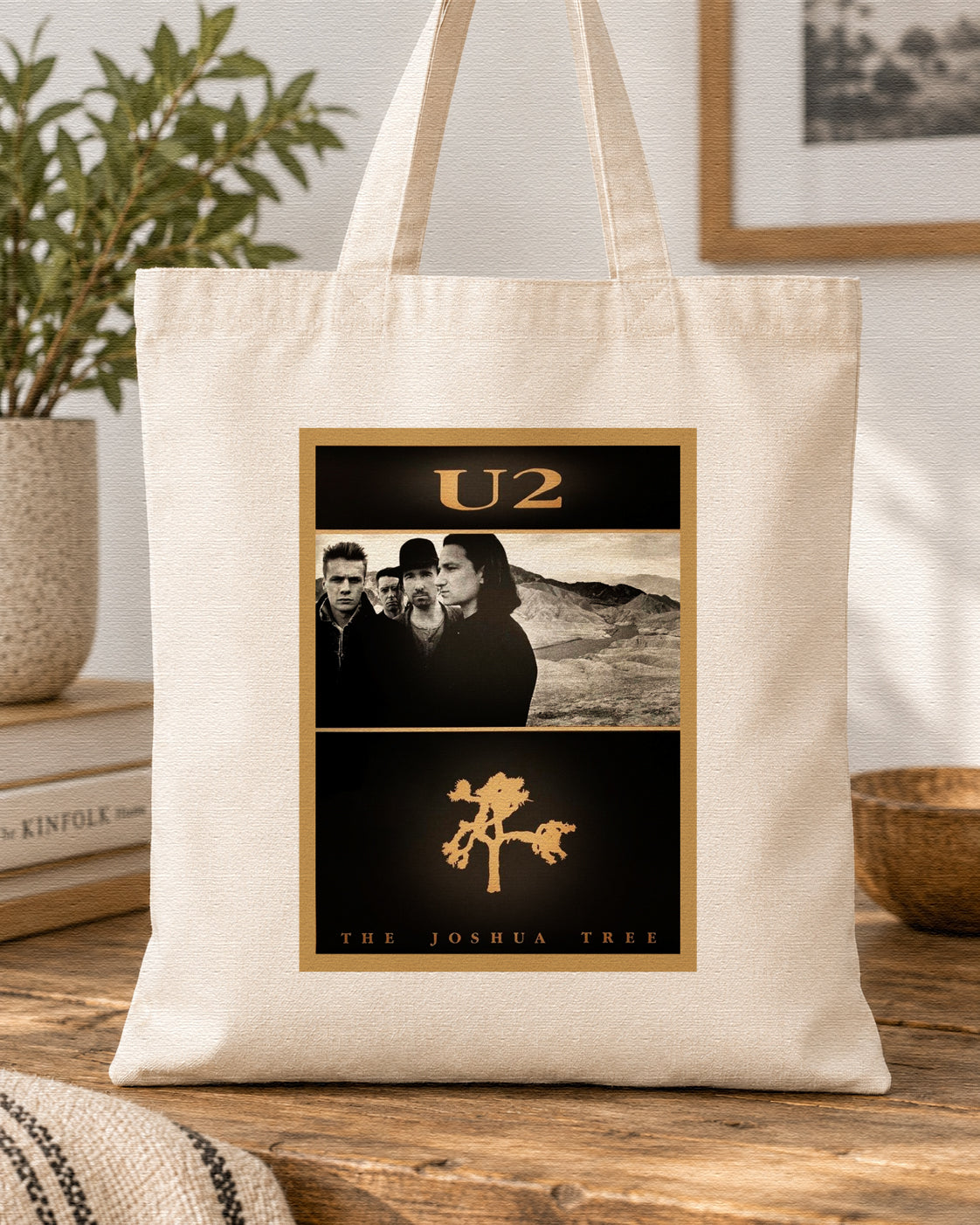 U2 - THE JOSHUA TREE - Symbios Design Tote Bag