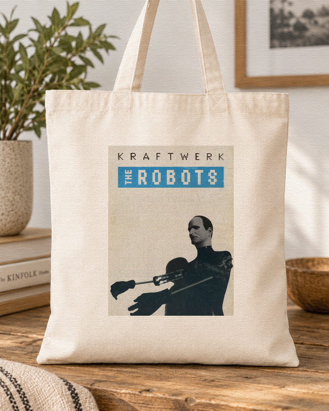 KRAFTWERK - THE ROBOTS - Symbios Design Tote Bag