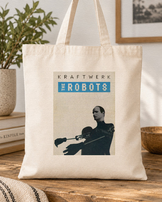 KRAFTWERK - THE ROBOTS - Symbios Design Tote Bag