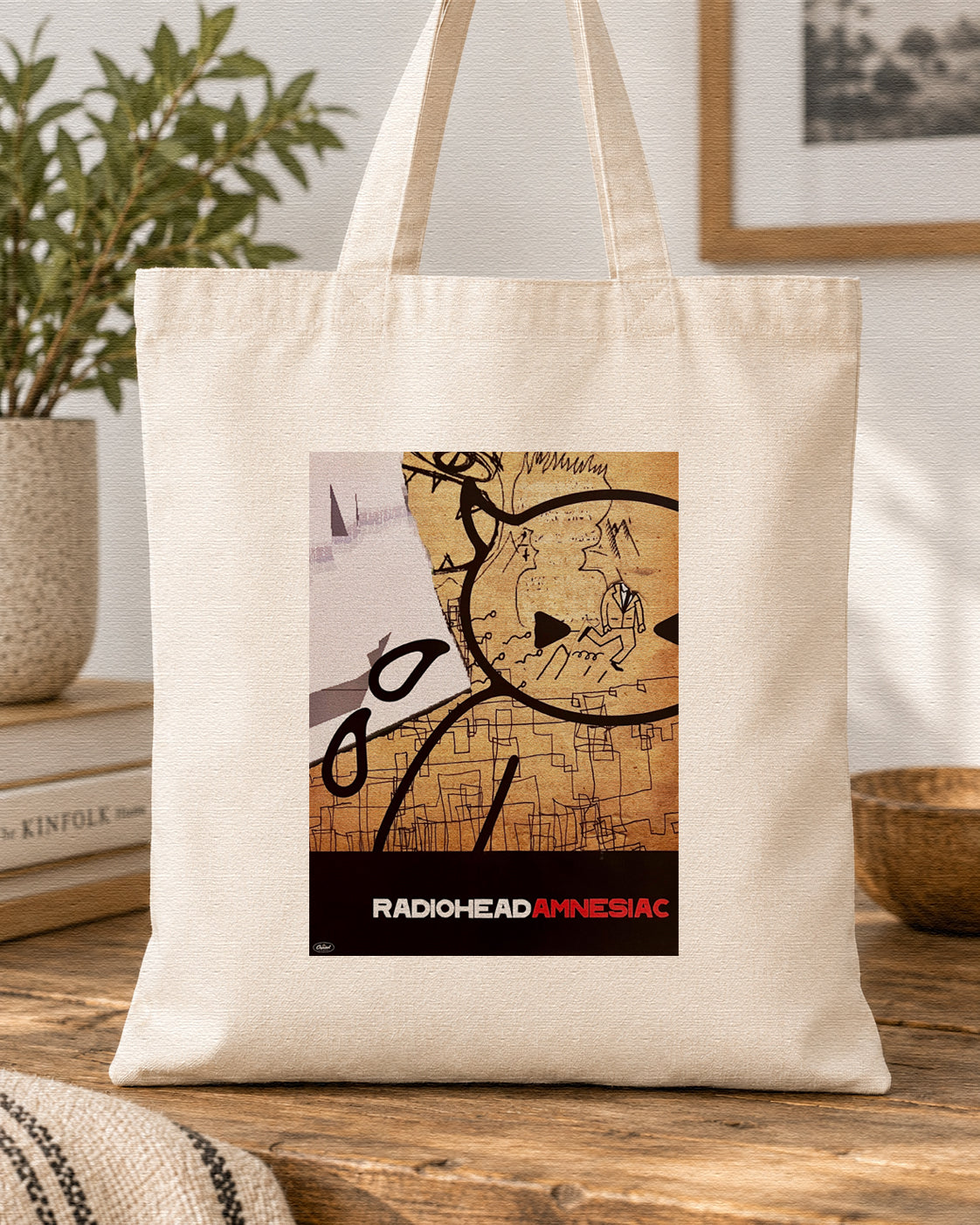 RADIOHEAD - AMNESIAC - Symbios Design Tote Bag