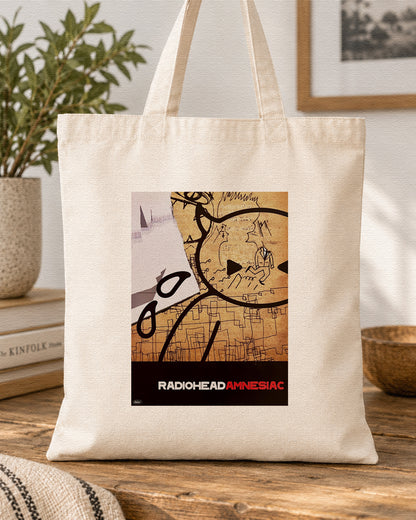 RADIOHEAD - AMNESIAC - Symbios Design Tote Bag