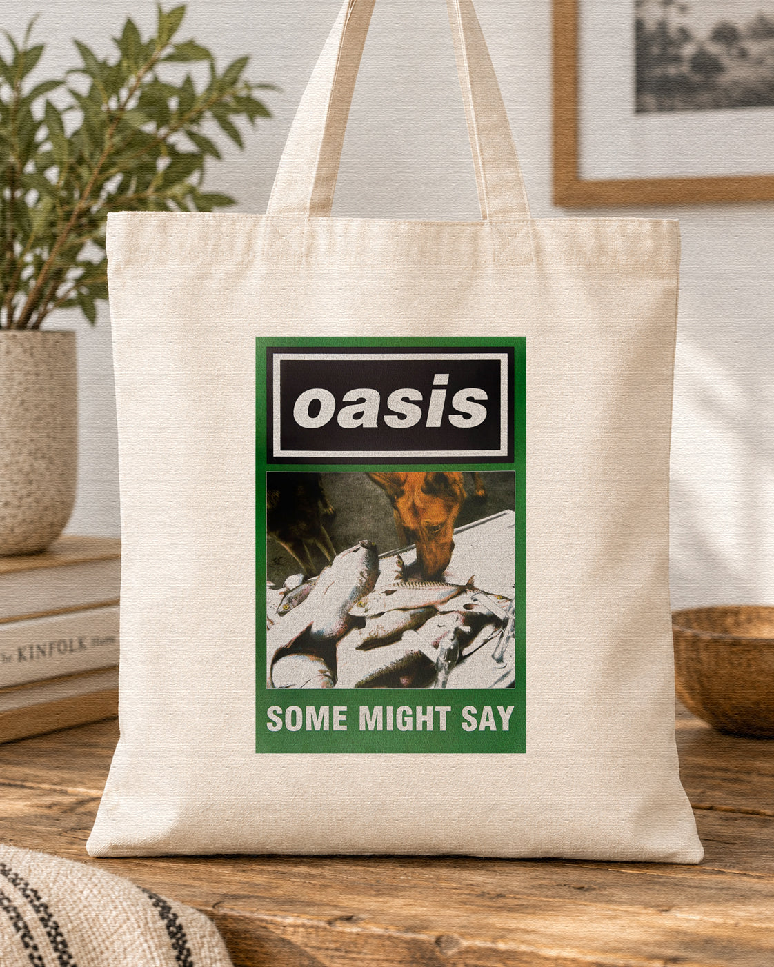 OASIS - SOME MIGHT SAY - Symbios Design Tote Bag