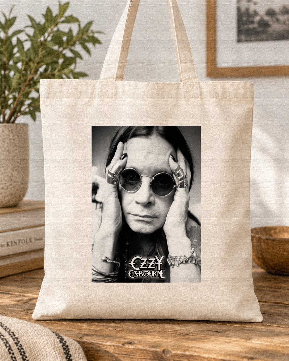 OZZY OSBOURNE - PORTRAIT - Symbios Design Tote Bag