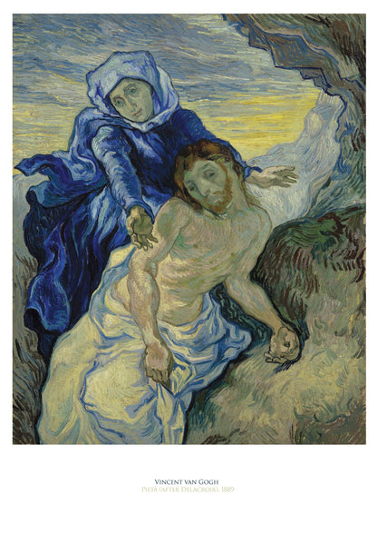 VINCENT VAN GOGH - PIETA - Symbios Design Rare Glossy Poster Print