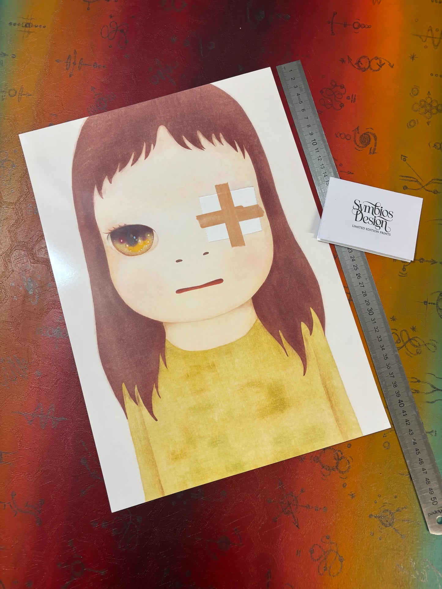 YOSHITOMO NARA - EYEPATCH - Symbios Design - Rare Glossy Print