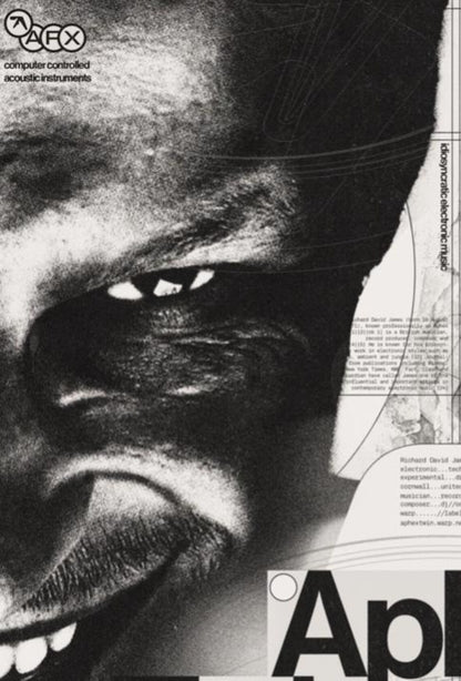 APHEX TWIN - Symbios Design Rare Glossy Poster Print