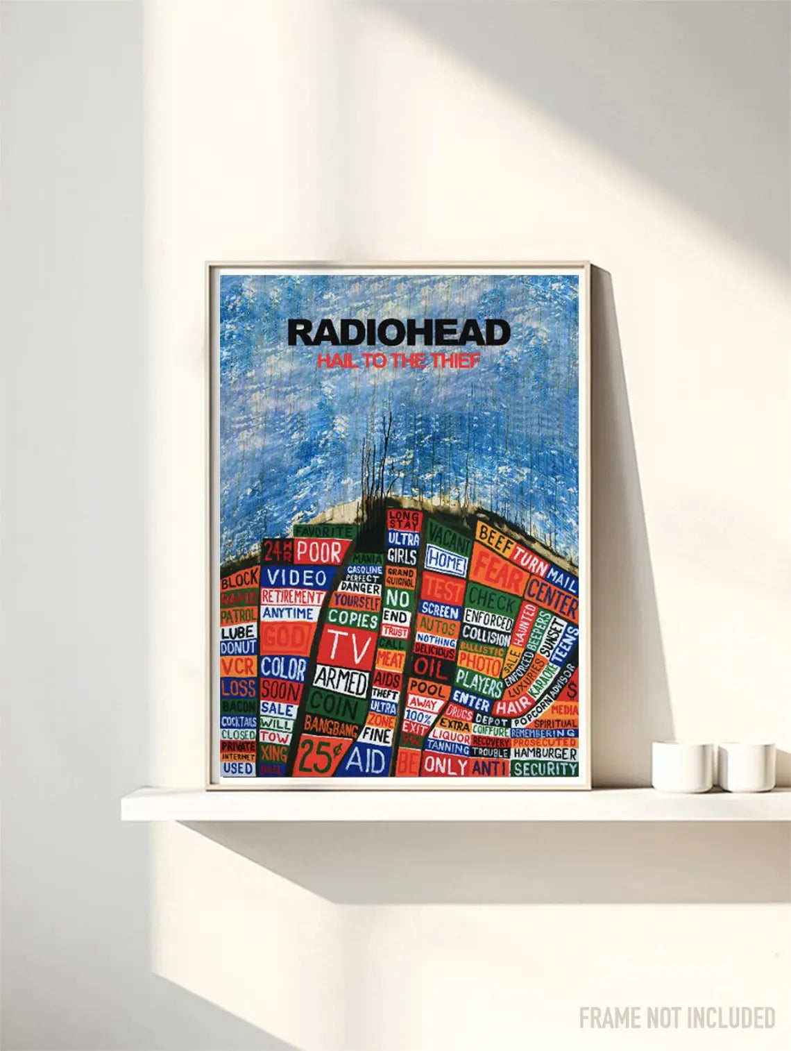 RADIOHEAD - KID A - Symbios Design Rare Glossy Poster Print