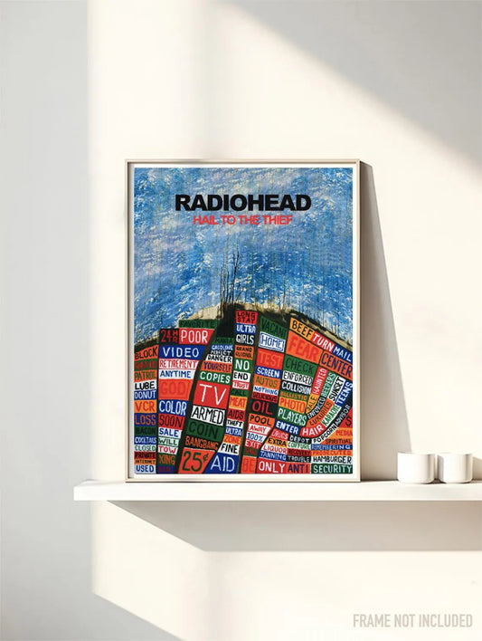 RADIOHEAD - KID A - Symbios Design Rare Glossy Poster Print